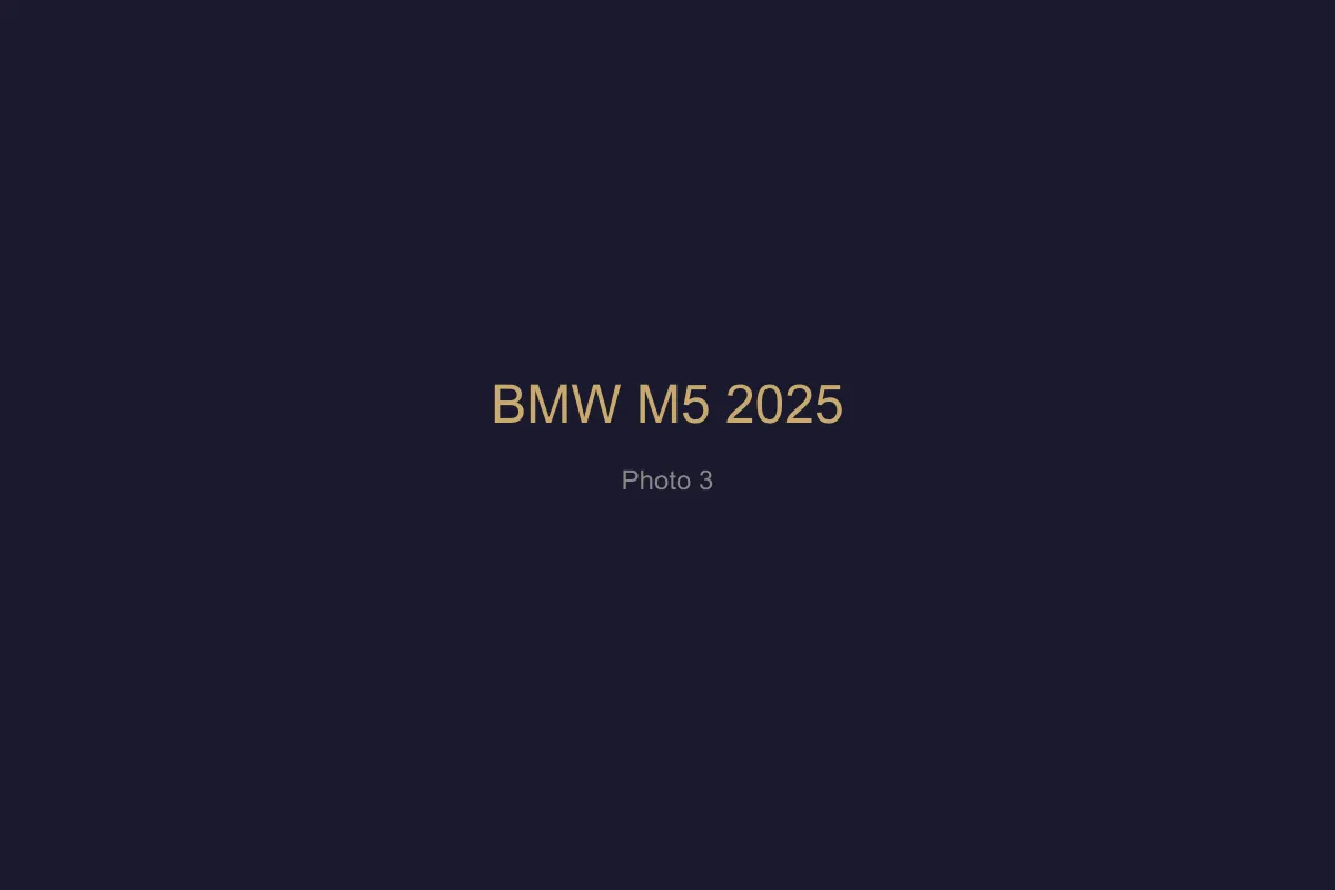 BMW M5 2025 — Miniature 3